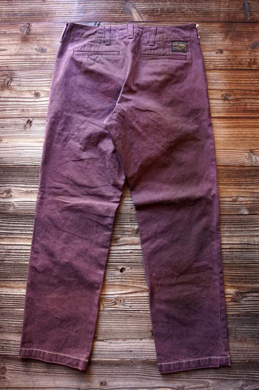 BY GLAD HAND FACTORY - PANTS BURGUNDY