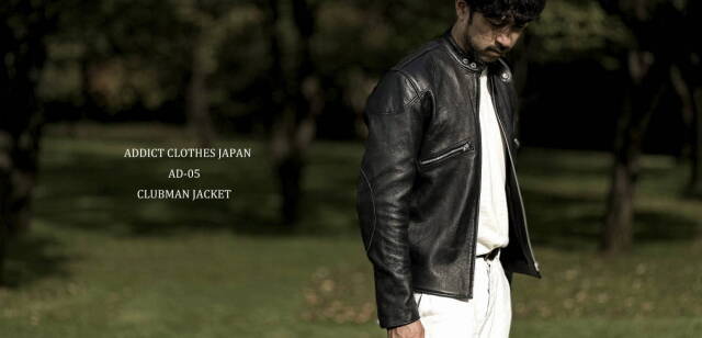 ADDICT CLOTHES JAPAN AD-05 CLUBMAN JACKET (SHEEP) BLACK B.S.W. 