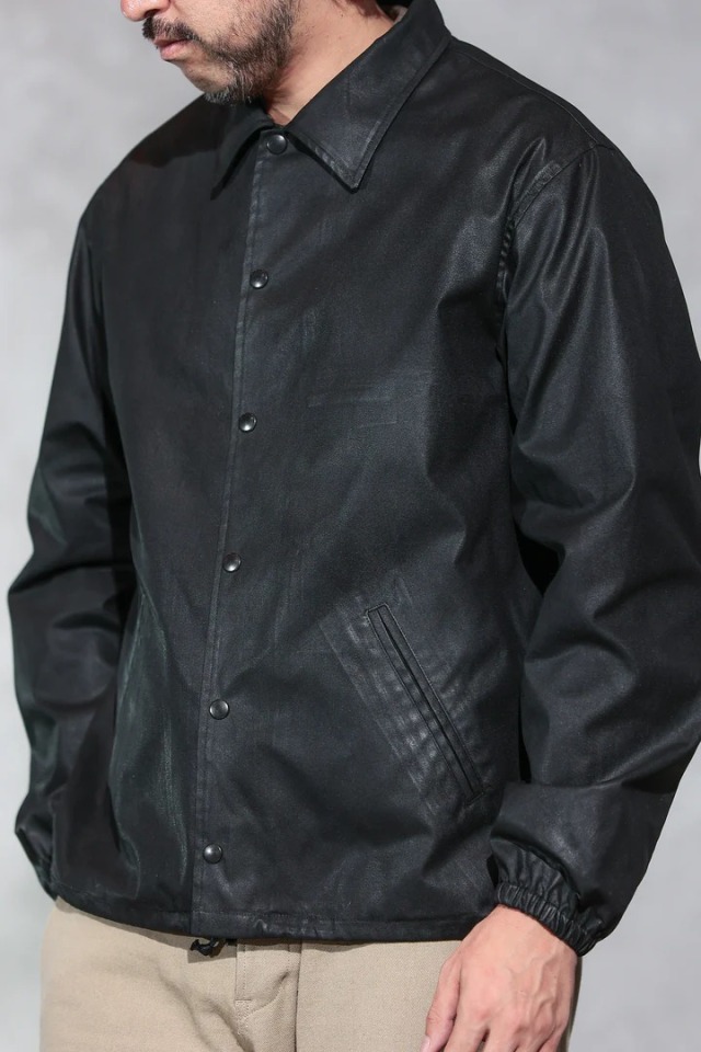 サイズ42addict clothes waxed cotton coach jacket