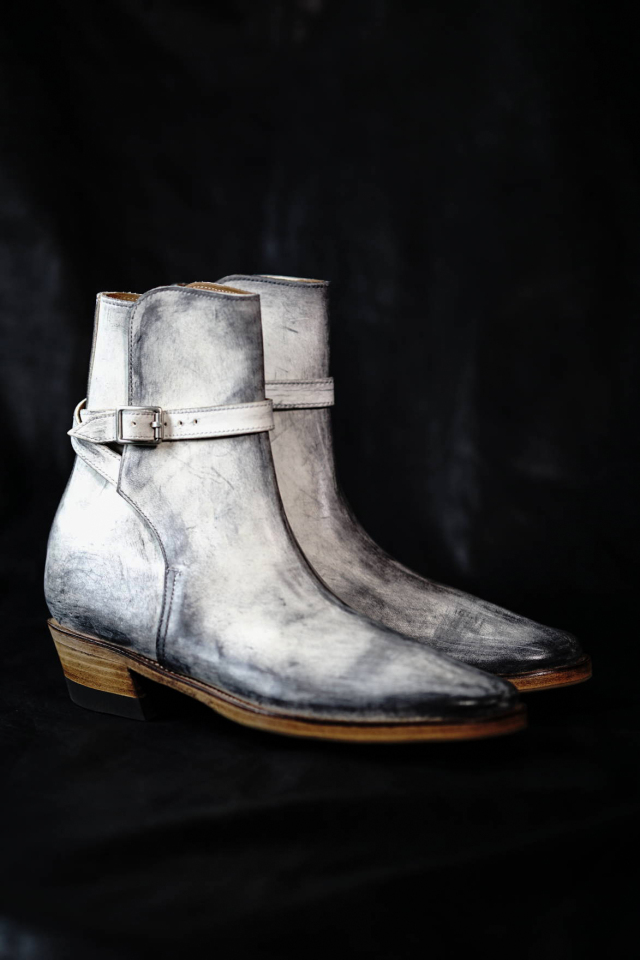 CLINCH Jodhpur boots - White Horsebutt 【Dirty Finish】