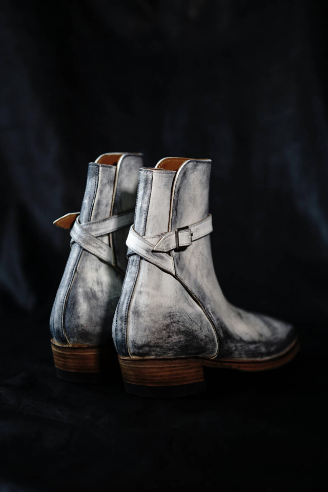 CLINCH Jodhpur boots - White Horsebutt 【Dirty Finish】