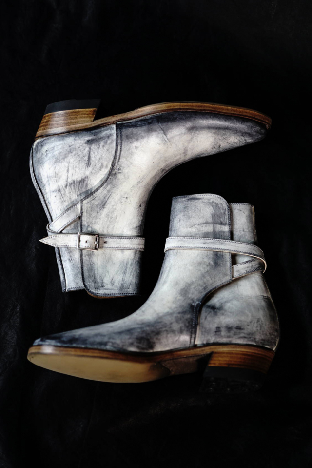 CLINCH Jodhpur boots - White Horsebutt 【Dirty Finish】