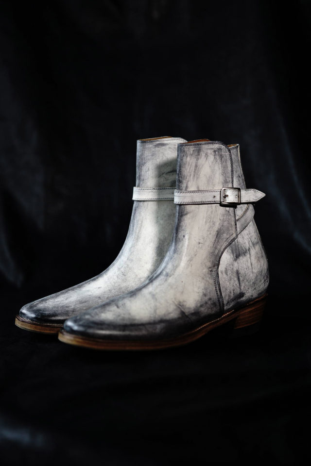 CLINCH Jodhpur boots - White Horsebutt 【Dirty Finish】