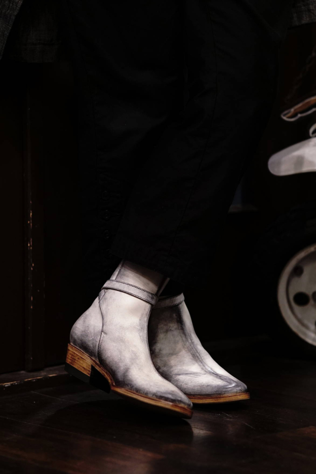 CLINCH Jodhpur boots - White Horsebutt 【Dirty Finish】