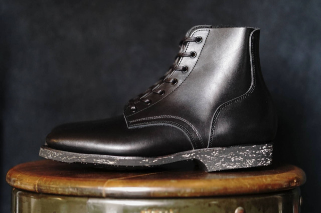 CLINCH Yeager boots Gustave Cowhide Black