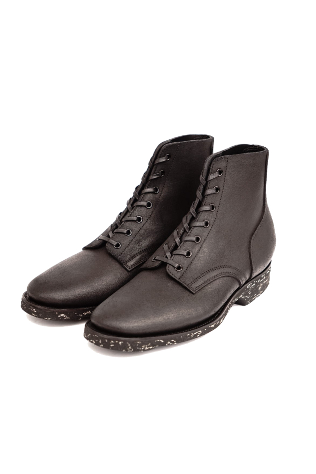 CLINCH Yeager boots Gustave Roughout Cowhide Black