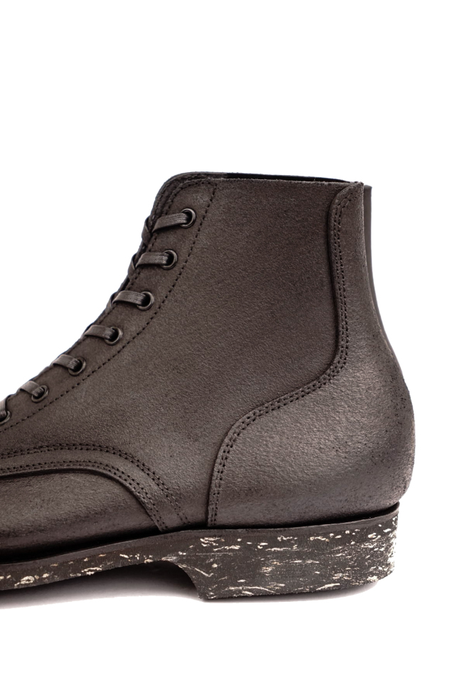 CLINCH Yeager boots Gustave Roughout Cowhide Black