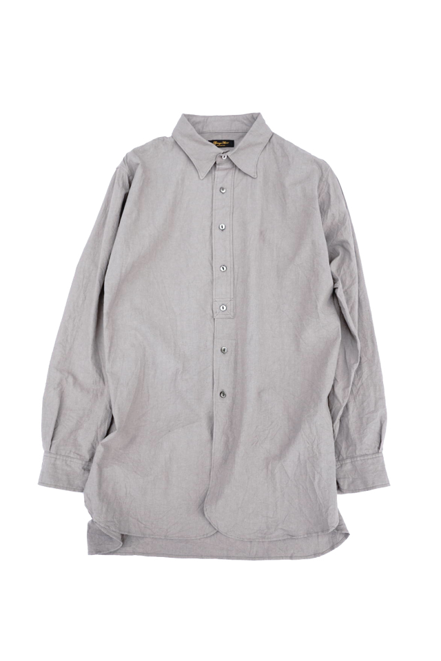 Django Atour classic linencotton tailor shirt / grey