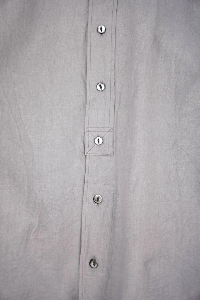 Django Atour classic linencotton tailor shirt / grey