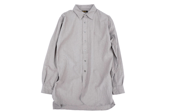 Django Atour classic linencotton tailor shirt / grey