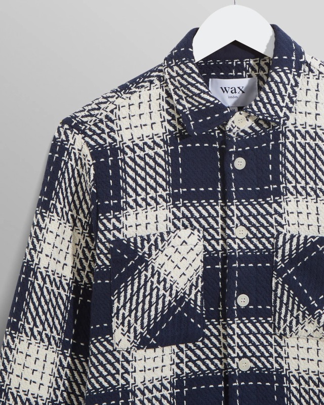 wax london Whiting - Marine Beatnik Overshirt