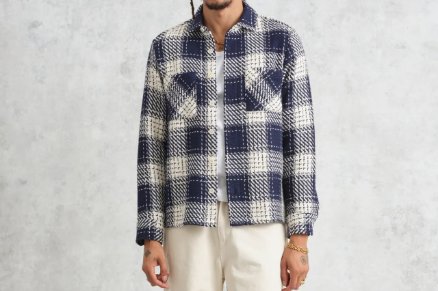 wax london Whiting - Marine Beatnik Overshirt